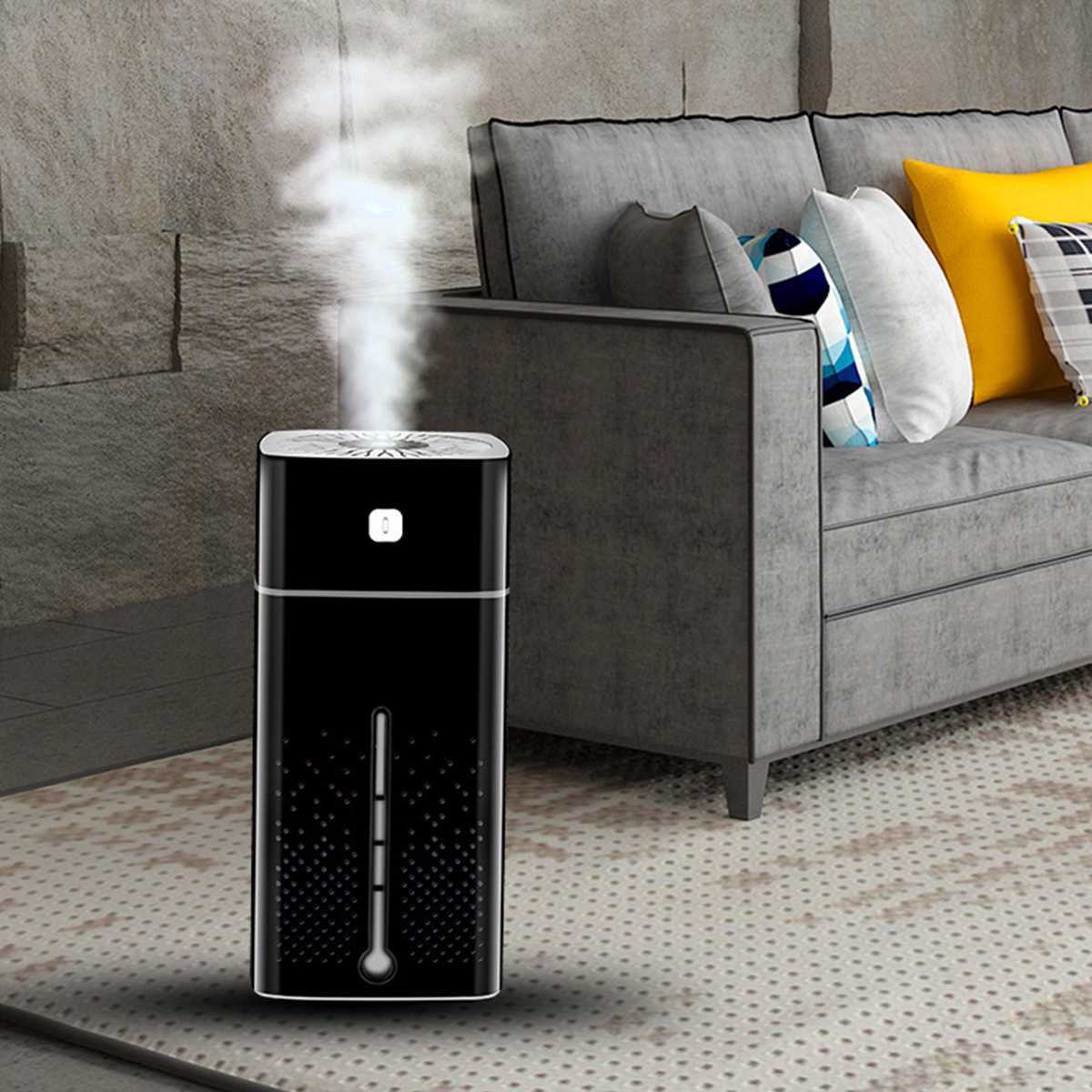 Smart Air Purifier Humidifier – Ultrasonic Quiet Mist Maker for Home & Office