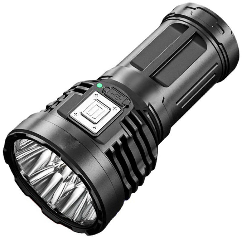 Super Bright LED Torch Light – 30W USB Rechargeable 1500mAh Mini Flashlight for Outdoor & Emergency Use
