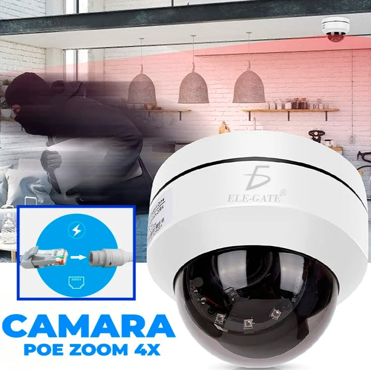 4MP 4X Zoom Surveillance Camera with POE Output – Indoor & Outdoor Security