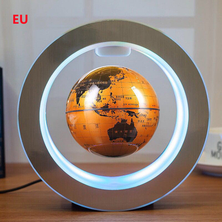 Round LED Magnetic Floating Globe Lamp – Anti Gravity Light for Home & Office