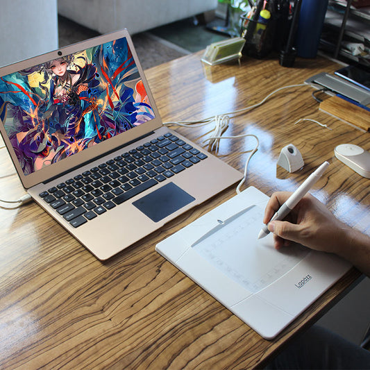 Computer Painting Board with Digital Stylus – USB Graphic Tablet for PC & Laptop