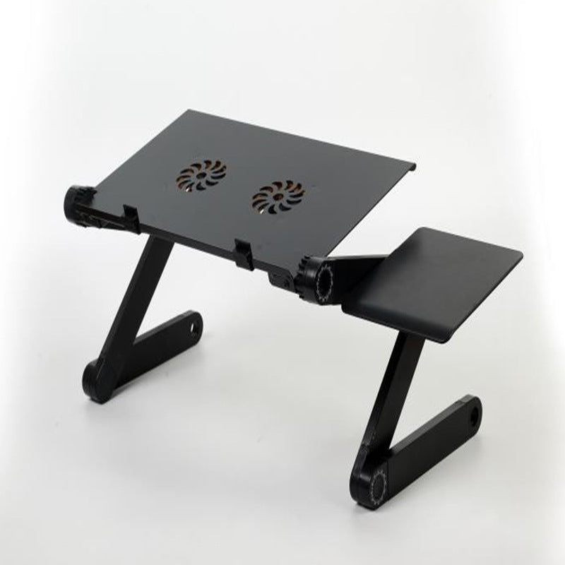 Adjustable Folding Laptop Desk – Aluminum Alloy Bed Study Table with Retractable Legs