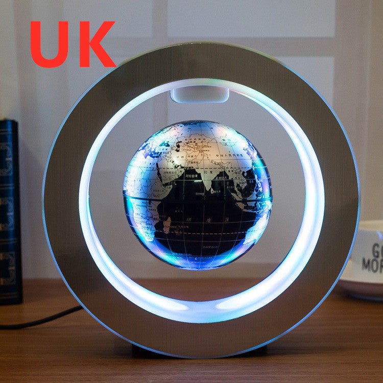 Round LED Magnetic Floating Globe Lamp – Anti Gravity Light for Home & Office