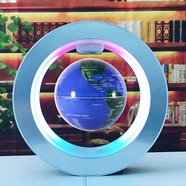 Round LED Magnetic Floating Globe Lamp – Anti Gravity Light for Home & Office