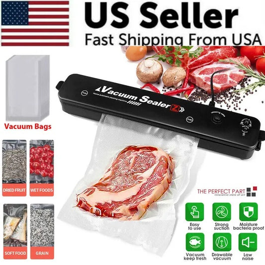 Vacuum Sealer Machine – Automatic Food Preservation & Storage Saver with Seal Bag