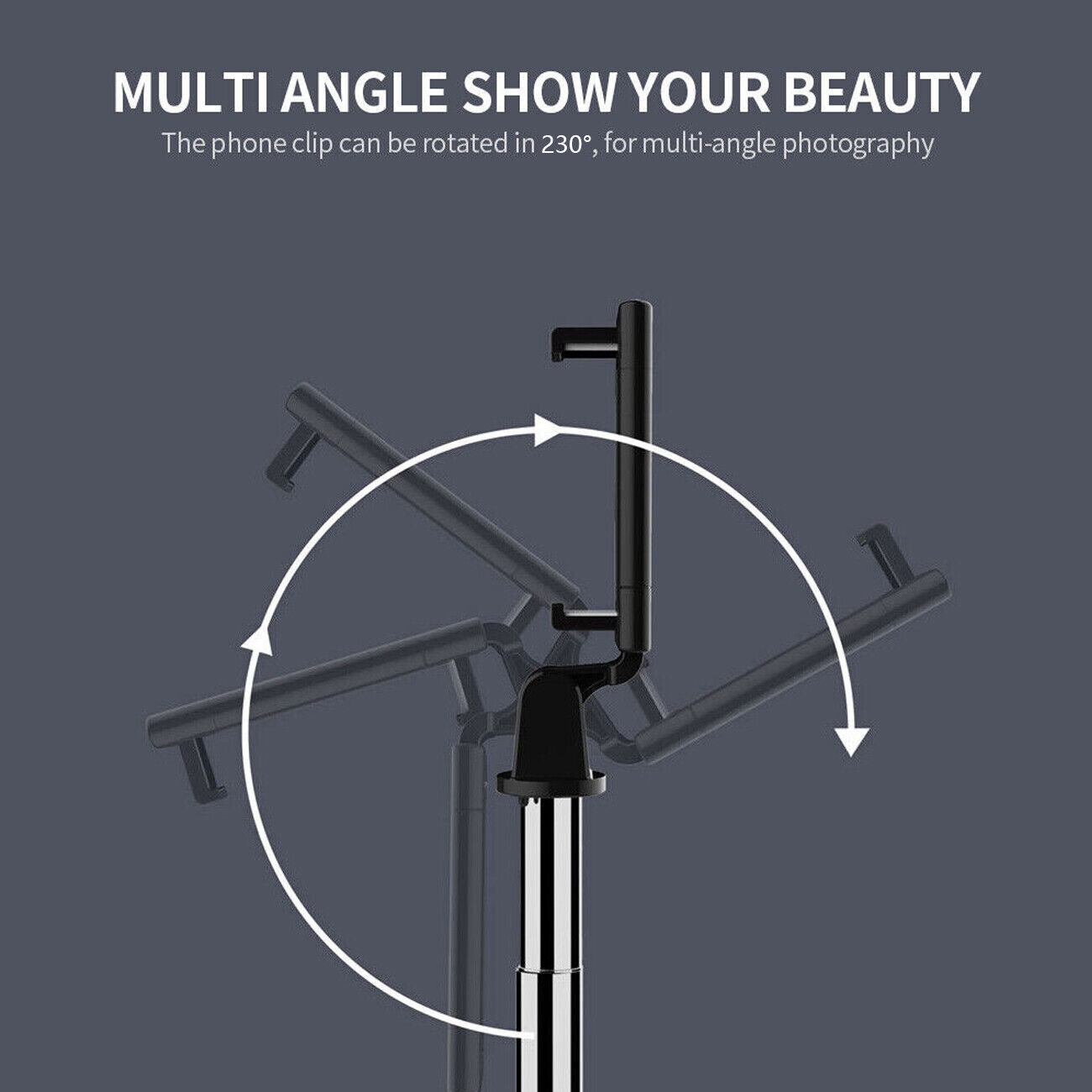 3-in-1 Universal Selfie Stick Tripod Stand with Bluetooth Remote – Adjustable Phone Holder