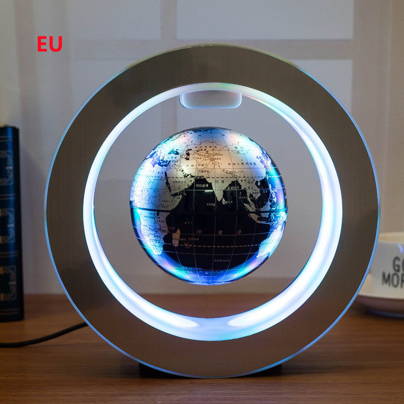 Round LED Magnetic Floating Globe Lamp – Anti Gravity Light for Home & Office