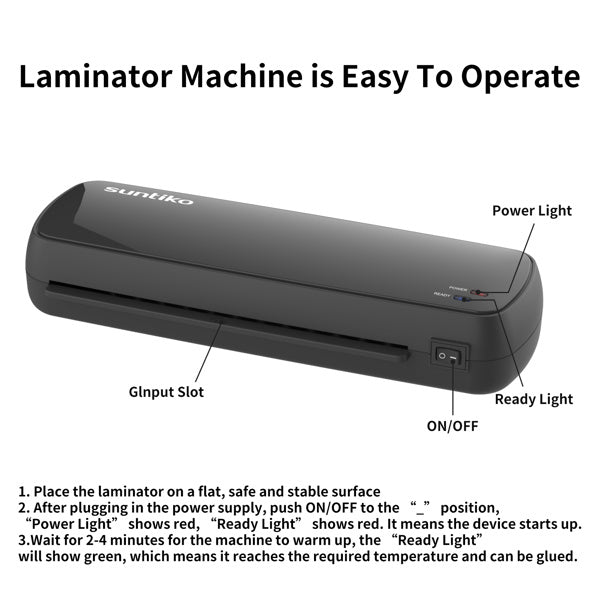 4-in-1 Laminating Machine with Cutter – Fast Warm-Up & Jam-Free Design