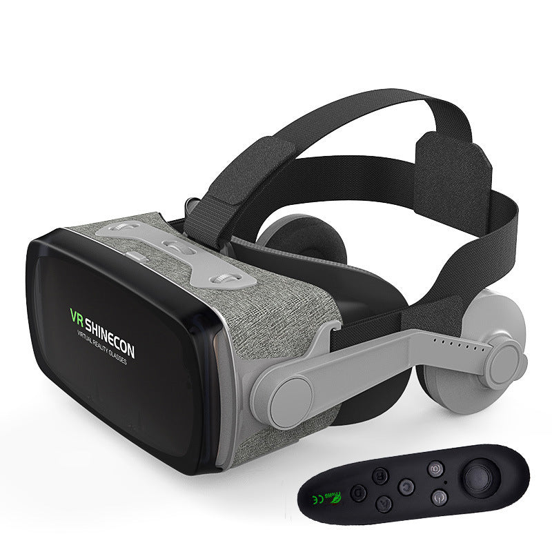 VR SHINECON 3D Virtual Reality Headset with Bluetooth Handle – Immersive Mobile Gaming & Movie Experience