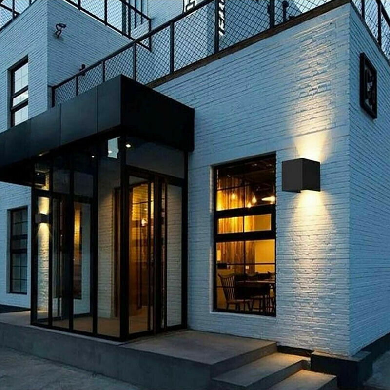 Modern LED Wall Light – Up & Down Outdoor/Indoor Sconce Lamp