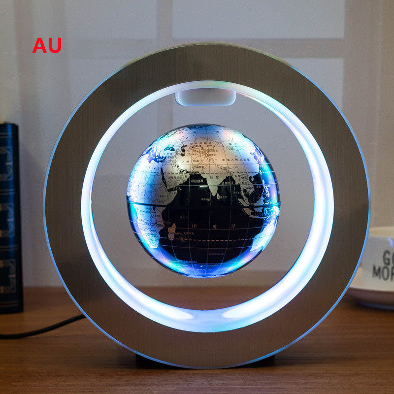 Round LED Magnetic Floating Globe Lamp – Anti Gravity Light for Home & Office