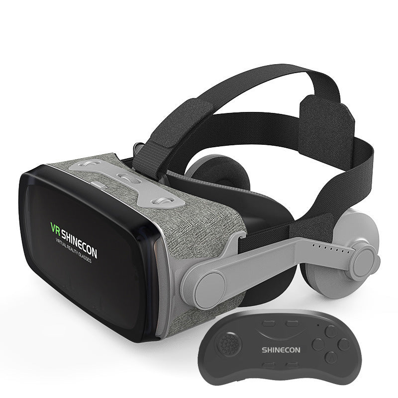 VR SHINECON 3D Virtual Reality Headset with Bluetooth Handle – Immersive Mobile Gaming & Movie Experience
