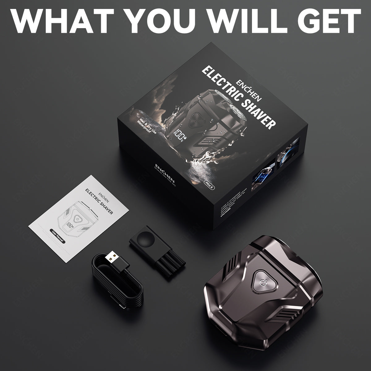 Mini-X Electric Shaver – Compact USB Rechargeable Travel Razor