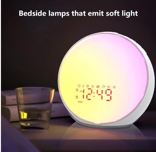 Sunrise Simulation Wake Up Light Alarm Clock with Night Light – Gentle Wake-Up & Sleep Aid