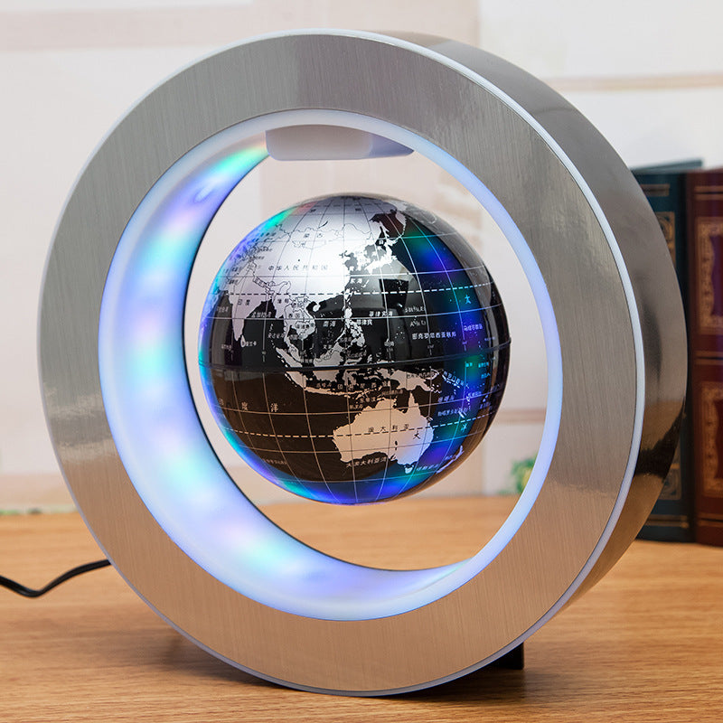 Round LED Magnetic Floating Globe Lamp – Anti Gravity Light for Home & Office