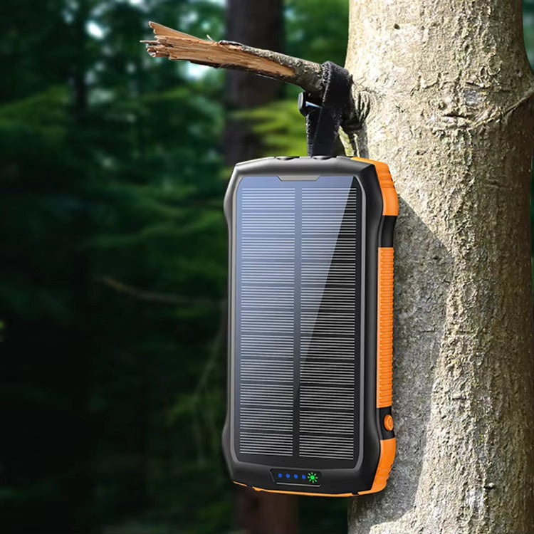 20000mAh Solar Power Bank – Waterproof, Fast Charging, Wireless, Outdoor Portable Charger