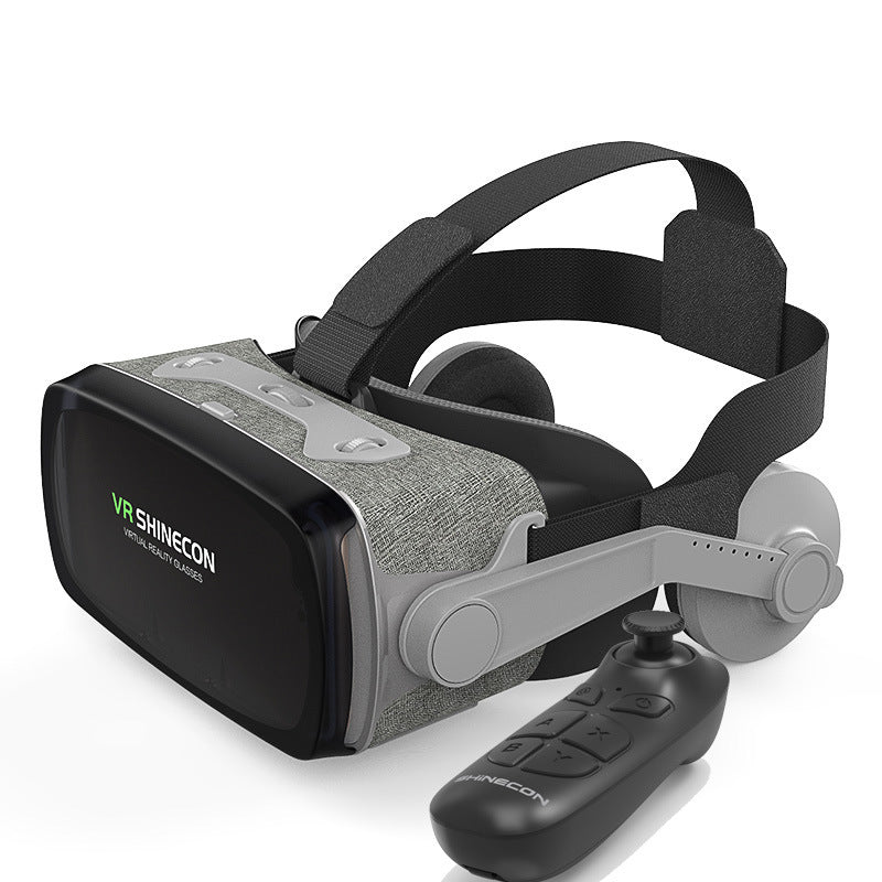 VR SHINECON 3D Virtual Reality Headset with Bluetooth Handle – Immersive Mobile Gaming & Movie Experience