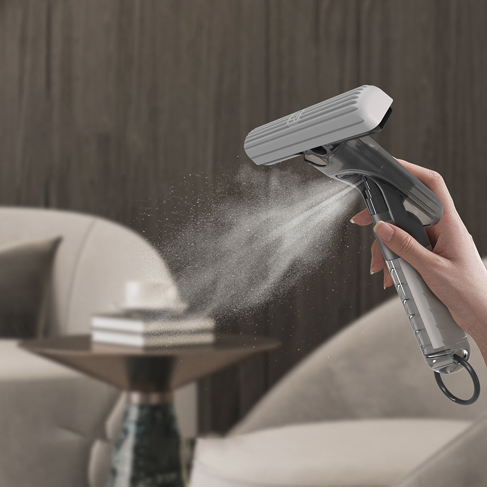 Mini Spray Mop for Countertop & Small Space Cleaning – Portable Self-Squeeze Mop Set