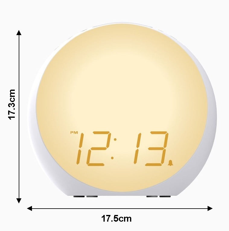 Sunrise Simulation Wake Up Light Alarm Clock with Night Light – Gentle Wake-Up & Sleep Aid