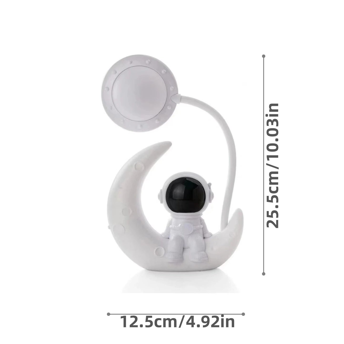 Creative Moon Astronaut LED Nightlight – Modern Desk Lamp for Bedroom & Gift Decor