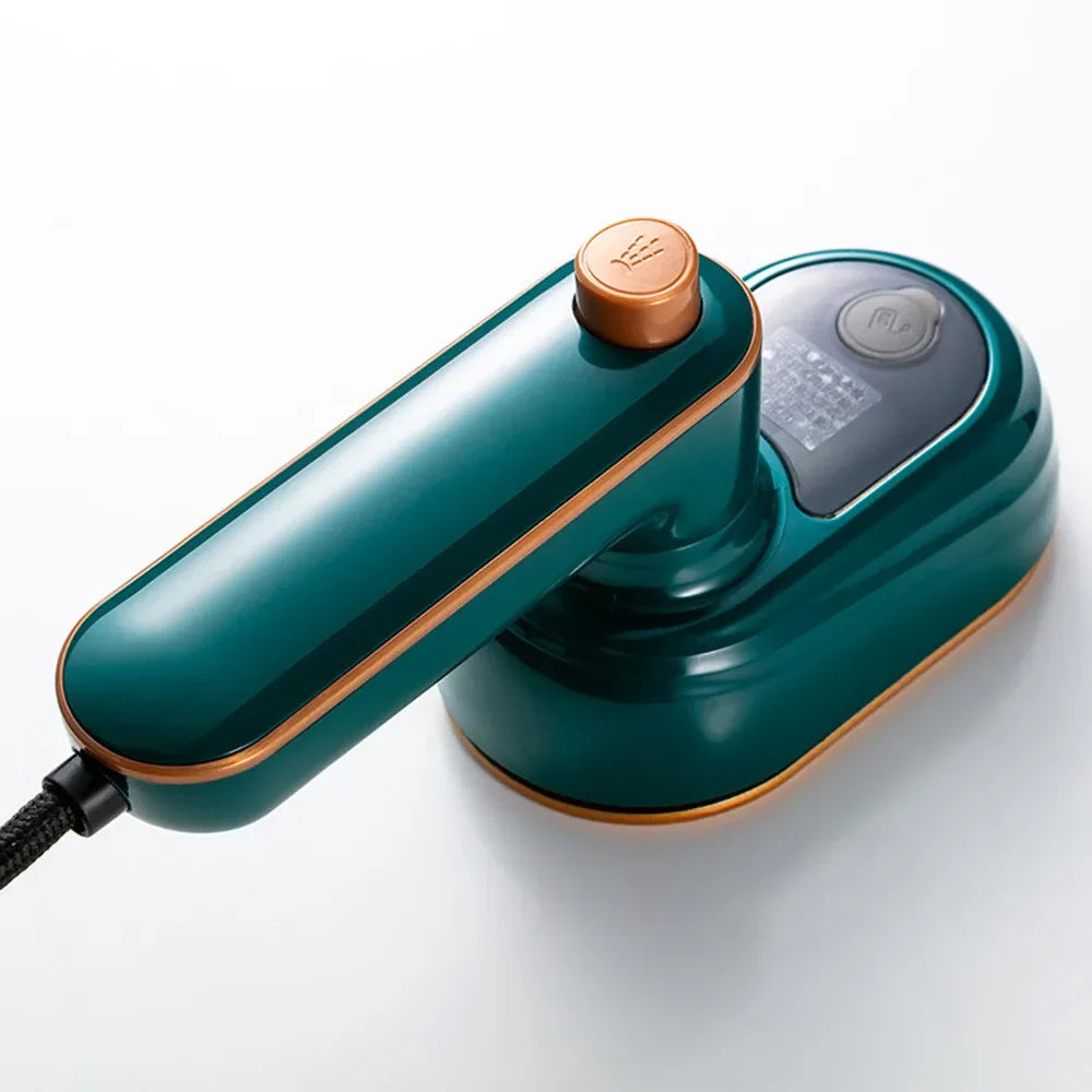 Mini Rotating Handheld Steam Iron – Wet & Dry Portable Garment Steamer (180°)