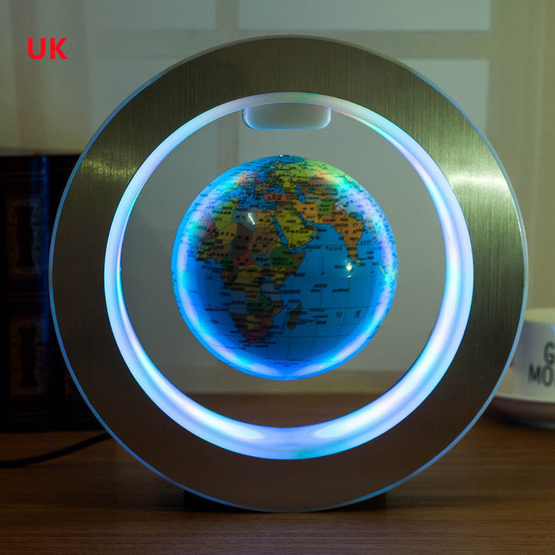 Round LED Magnetic Floating Globe Lamp – Anti Gravity Light for Home & Office