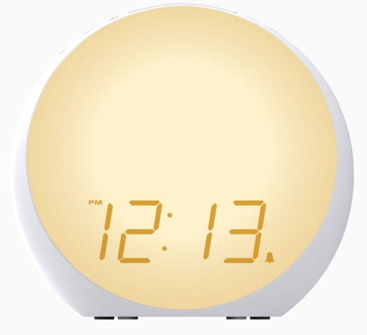 Sunrise Simulation Wake Up Light Alarm Clock with Night Light – Gentle Wake-Up & Sleep Aid